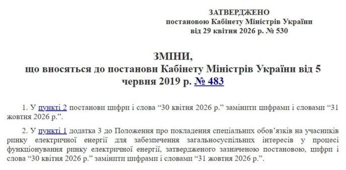Постанова Кабміну