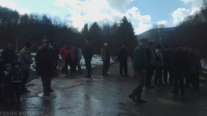 У Свалявському районі люди вийшли на протест проти вирубки лісу – 04