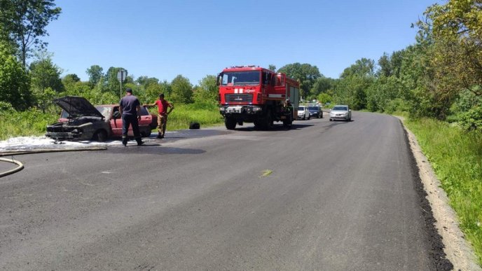 Під час руху загорілося авто Audi – 03