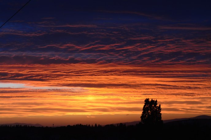 Закарпатці відзняли вражаючі фото заходу сонця – 02