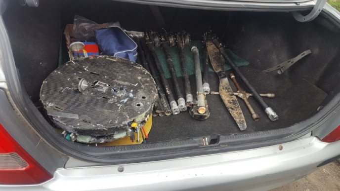 На кордоні виявили гексакоптер, який використовувався у протиправній діяльності – 01