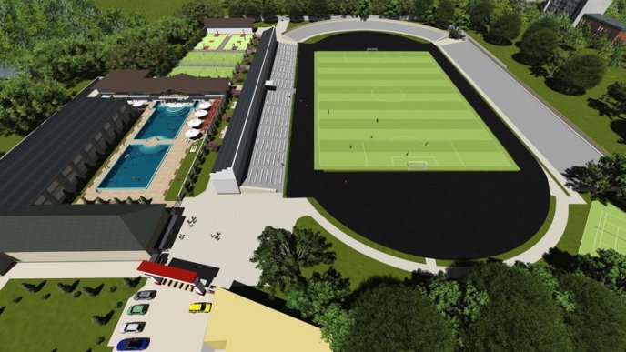 Мукачівцям показали, як виглядатиме відреконструйований комплекс ДЮСШ – 01