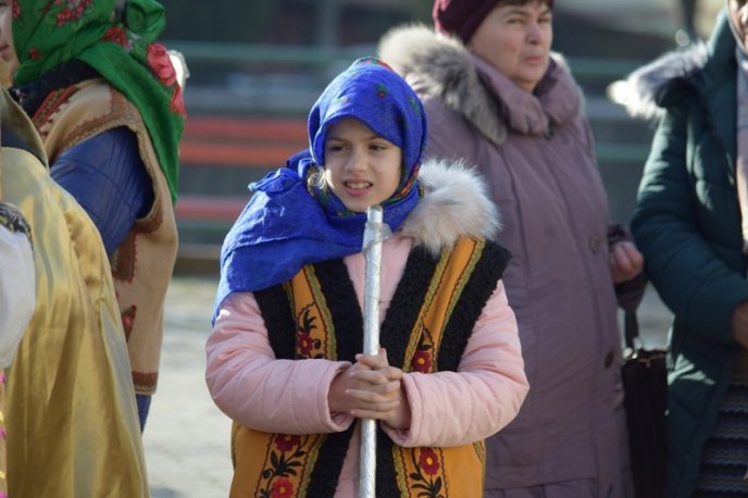 На Театральній в Ужгороді влаштували вертепне дійство – 12
