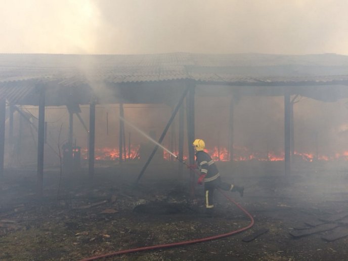 Рятувальники опублікували фото з місця масштабної пожежі у Виноградові – 02