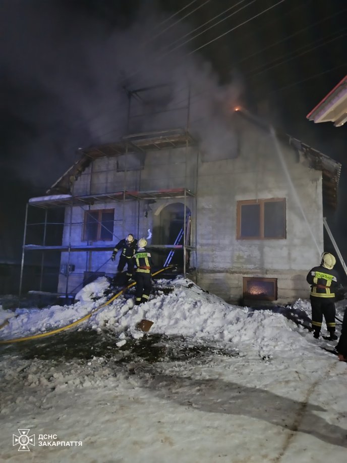 Пожежа у селі Тур’я Бистра