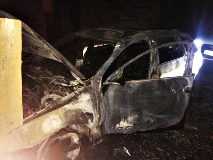 Сьогодні у Мукачеві горів автомобіль – 02