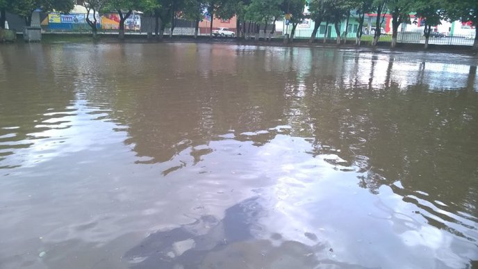 Через сильні зливи затопило автовокзал Сваляви – 03