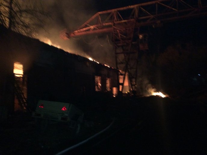 Цієї ночі у Кольчині горів деревообробний цех – 05