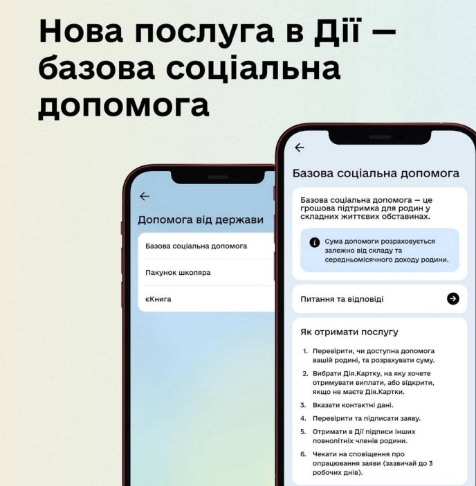 Міністерство оголосило про нову виплату, а банк розповів, як її оформити – 01 Оформлення базової допомоги в Дії