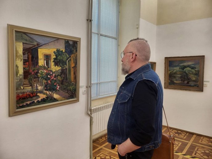 Виставка Адальберта Ерделі триватиме впродовж травня / фото: Департамент культури Закарпатської ОДА