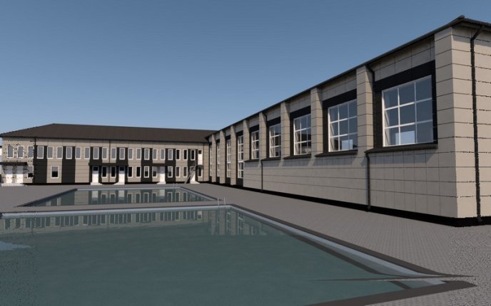 Два басейни, тенісні корти, універсальні майданчики: як виглядатиме оновлений спорткомплекс ДЮСШ – 06