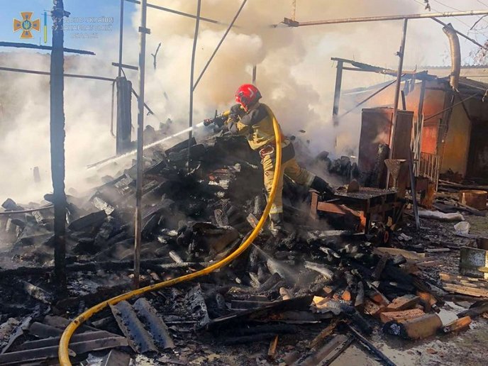 Під час пожежі на Ужгородщині рятували свиней і кролів – 04