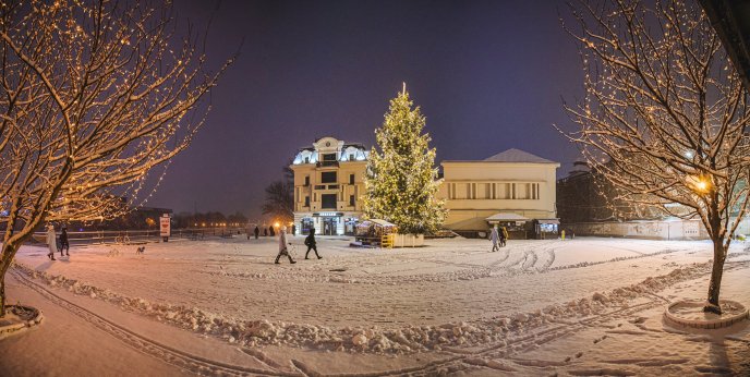 Неймовірна краса: у мережі опубліковано ранкові фото засніженого Ужгорода – 08