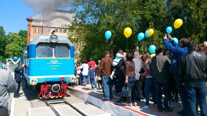Ужгородська дитяча залізниця відкрила новий літній сезон – 01