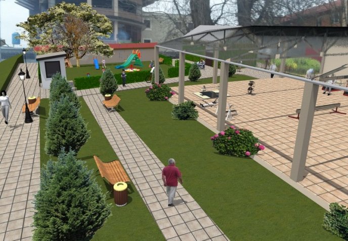 Мукачівцям показали, як виглядатимуть мультиспортивні майданчики у сквері-парку на Валенберга – 01
