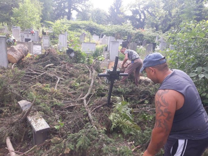 У Мукачеві взялися впорядковувати територію кладовища – 05