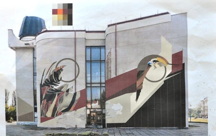 В Ужгороді художники з чотирьох країн Європи почали створювати перший у місті мурал – 05