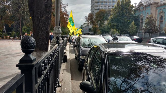 Закарпатські "пересічники" протестують під Верховною Радою – 02