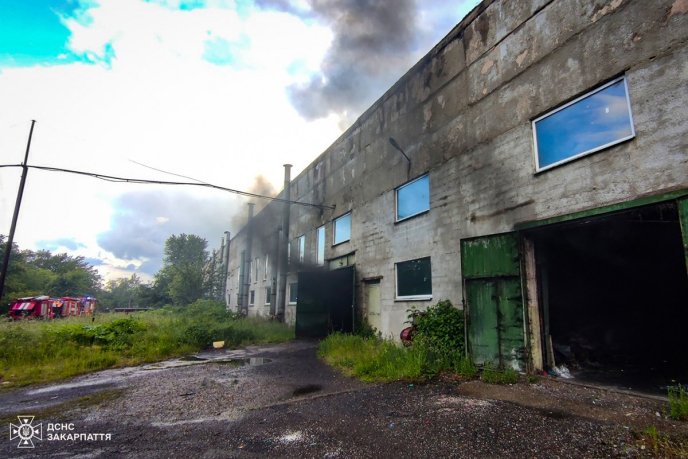 На Закарпатті горіло підприємство – 02