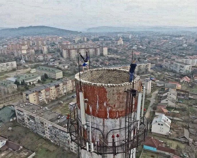 Карколомні трюки закарпатського руфера: на межі можливого – 13