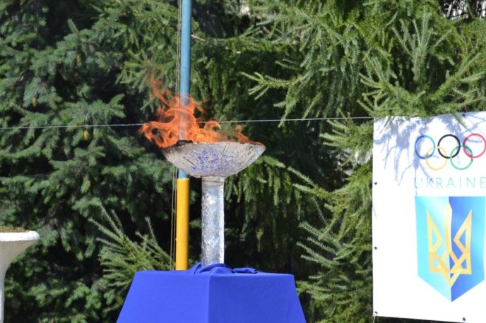 В Ужгороді запалювали Олімпійський вогонь – 05