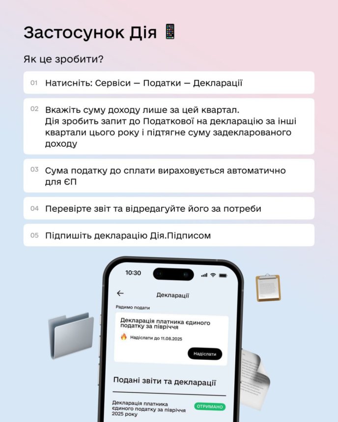 Встигнути потрібно до 11 серпня: хто має подати звіт та який саме – 01 Як подати декларацію в Дії