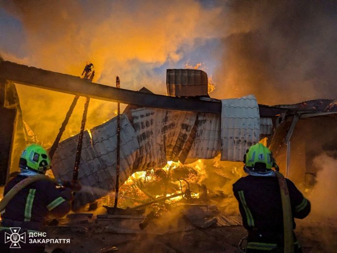 На Тячівщині гасили велику пожежу – 01 Фото — ГУ ДСНС України в Закарпатській області