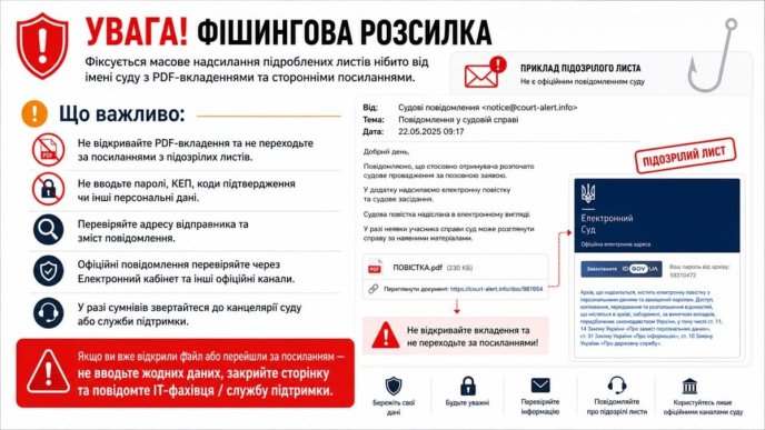 Шахраї почали розсилати «електронні повістки» — приклад листа – 01