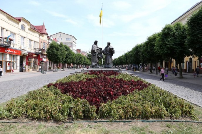 У центрі Мукачева висадили сотні квітів – 10