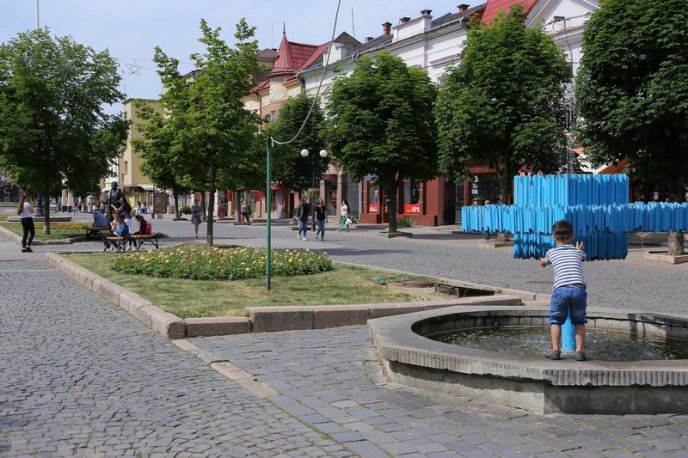 У центрі Мукачева висадили сотні квітів – 13