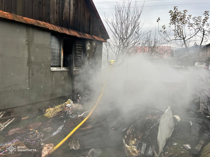 Пожежа у Хусті