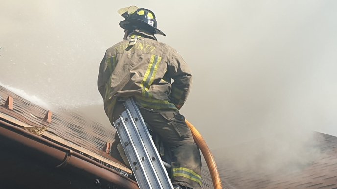 Закарпатські вогнеборці показали наслідки масштабної пожежі  – 03