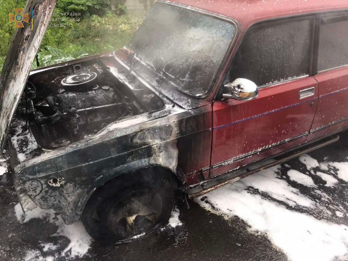 Під час руху загорілась автівка – 03