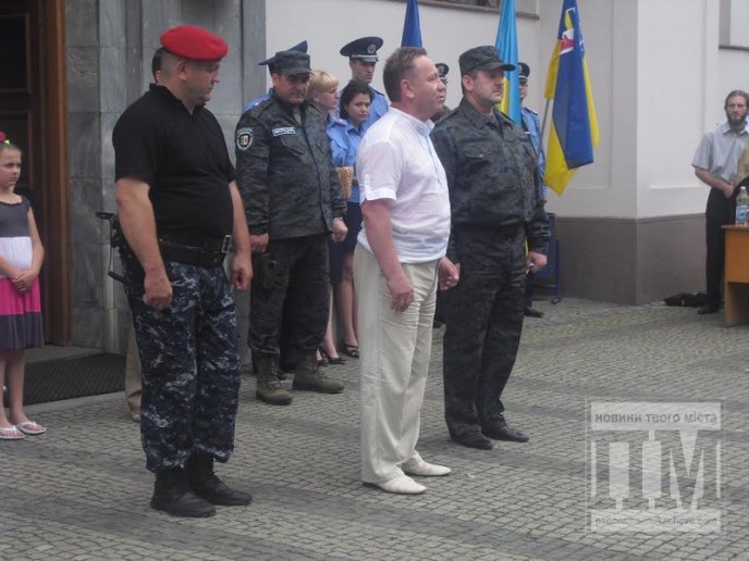 В Ужгороді закарпатських правоохоронців проводжали у зону АТО (ФОТО) – 12