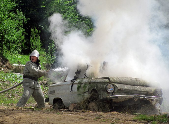 Рахівські рятувальники гасили пожежі в екосистемах – 02