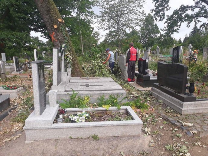 У Мукачеві взялися впорядковувати територію кладовища – 01