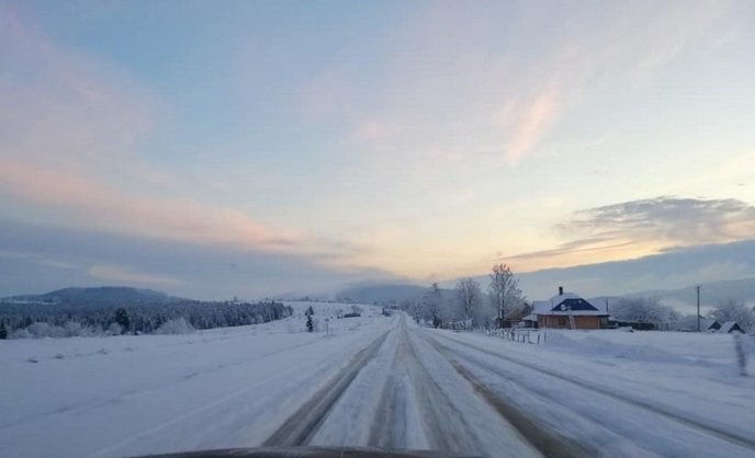На межі Закарпатської та Львівської областей панує справжня зима – 01