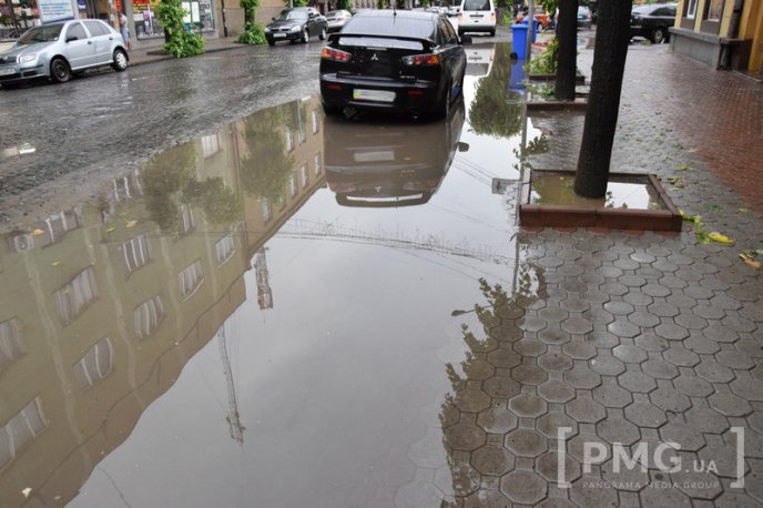 Страшенна злива у Мукачеві: до чого вона призвела – 01