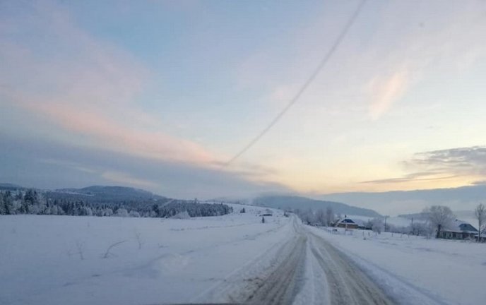 На межі Закарпатської та Львівської областей панує справжня зима – 03