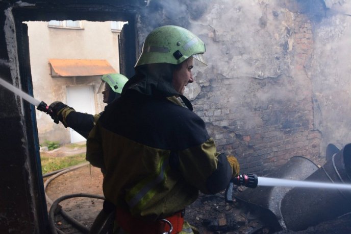 На території коледжу сталася пожежа – 01