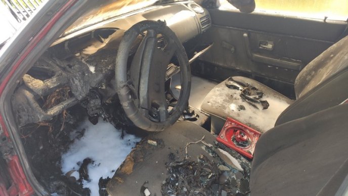 Під час руху загорілося авто Audi – 02