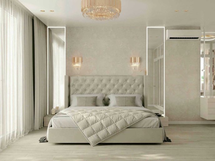 Дизайн проєкт спальні у сучасному будинку