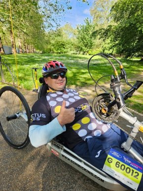 Ветеран із Мукачева взяв участь у велозаїзді в Великій Британії – 03