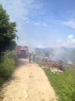 Поблизу курортного закарпатського села сталася масштабна пожежа – 01