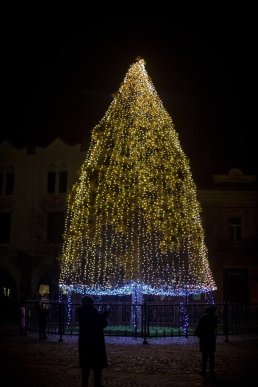 У Мукачеві засвітили вогні на головній ялинці міста – 06
