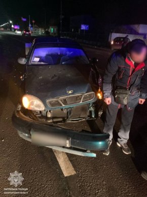 Ввечері в Ужгороді стались дві аварії за участі патрульних – 02