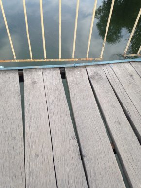 Ужгородці скаржаться на аварійний стан пішохідного мосту, який веде до Боздошського парку – 05