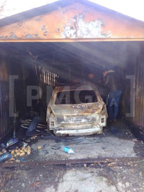 За фактом загорання іномарки у Мукачеві порушено кримінальне провадження – 01