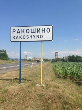 В селі Ракошино вказівник та автобусні зупинки перефарбували у кольори національного прапору України (ФОТО) – 17