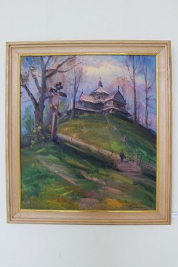 В Ужгороді відкрили унікальну виставку картин дерев’яних храмів Закарпаття – 09